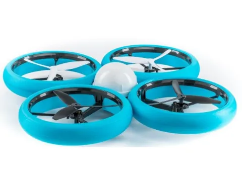 Quadcopter FLYBOTIC Bumper Drone without camera, blue