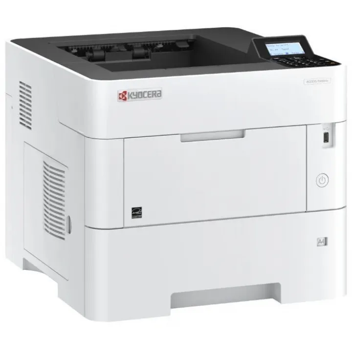 Принтер лазерный Kyocera P3155dn + картридж,  черно-белый, цвет белый