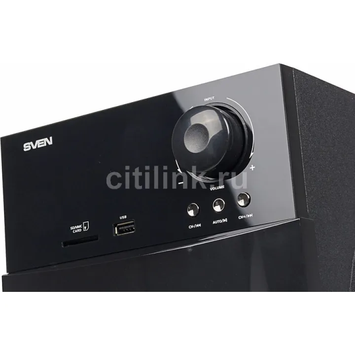 Колонки Sven HT-210,  5.1,  черный